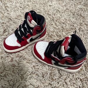 Kids Red and Black Sneakers